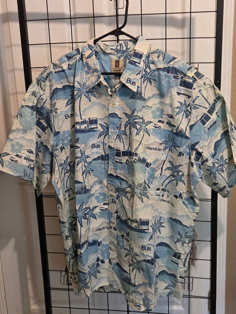 Vintage Tori Richard Honolulu TheBus Uniform Hawaiian Shirt